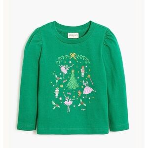 J. Crew Crewcuts Baby & Toddler Girls' Nutcracker Ballet Graphic Tee Green